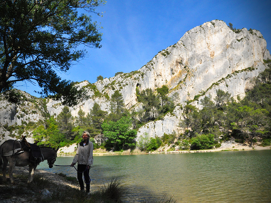 Baignade Lac De Peiroou Saint Remy De Provence Le lac des Péiroou à St Rémy avec nos ânes